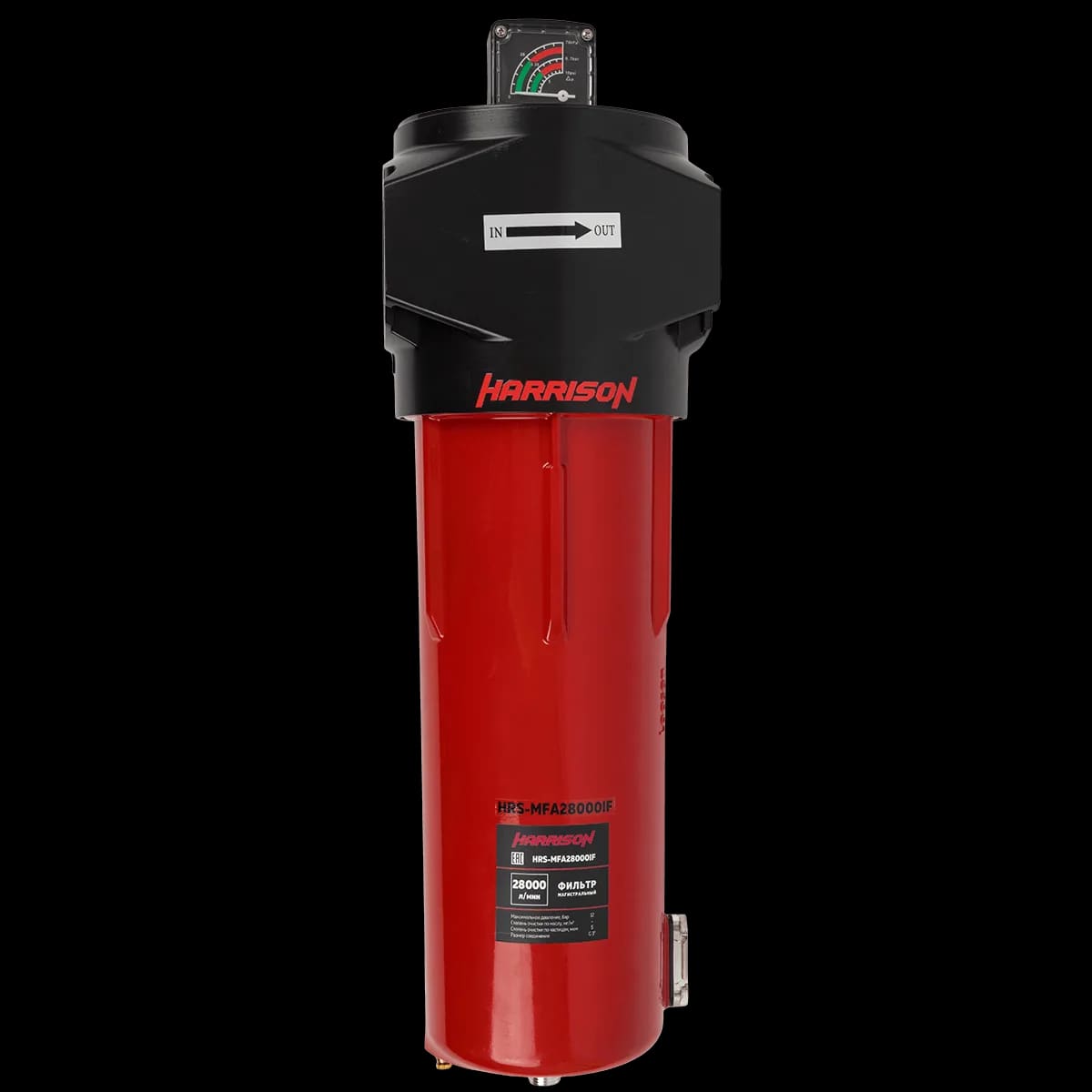 HRS-MFD28000IF Фильтр магистральный с дифференциальным манометром